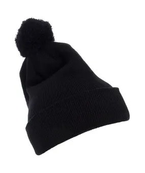 1501P - Yupoong Cuffed Knit Beanie with Pom Pom Hat