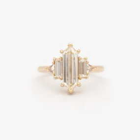 1.54 ct Hexagon Diamond Theda Ring