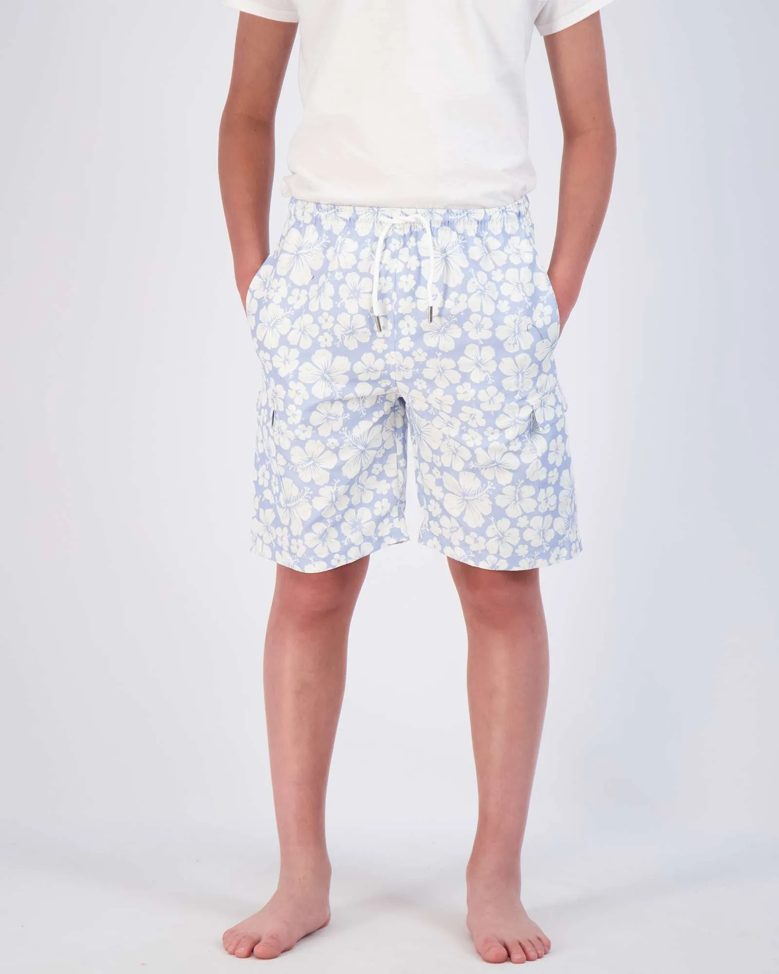 3 Pack: Boys' Swim Trunks with Cargo Pockets