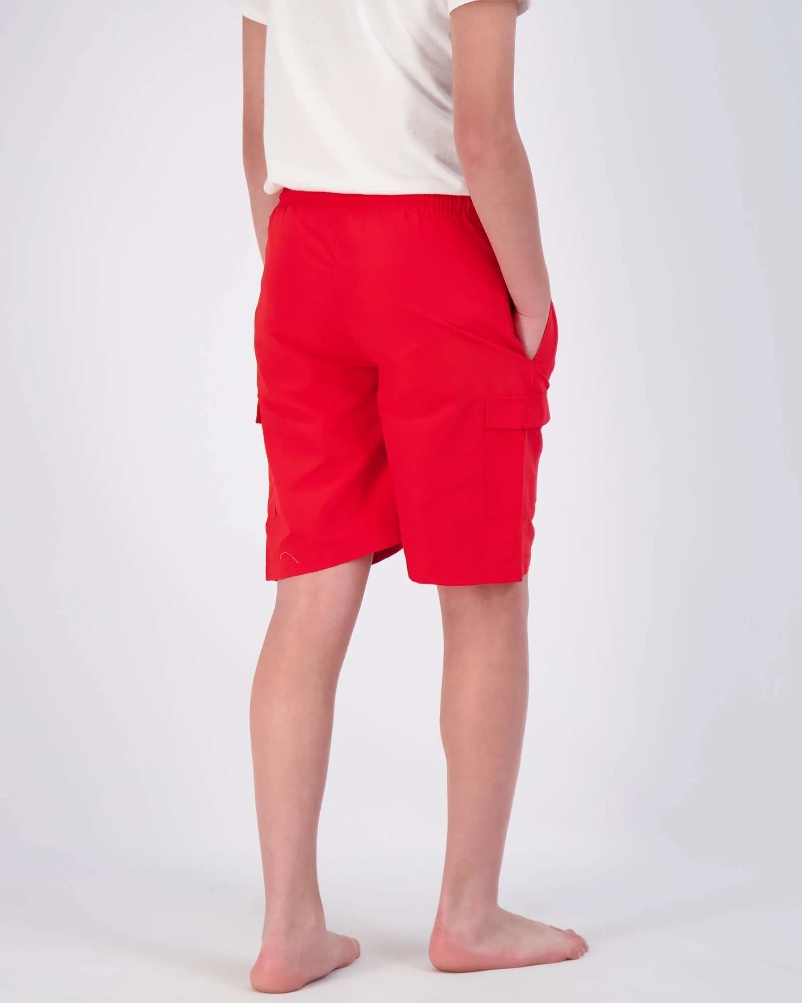 3 Pack: Boys' Swim Trunks with Cargo Pockets