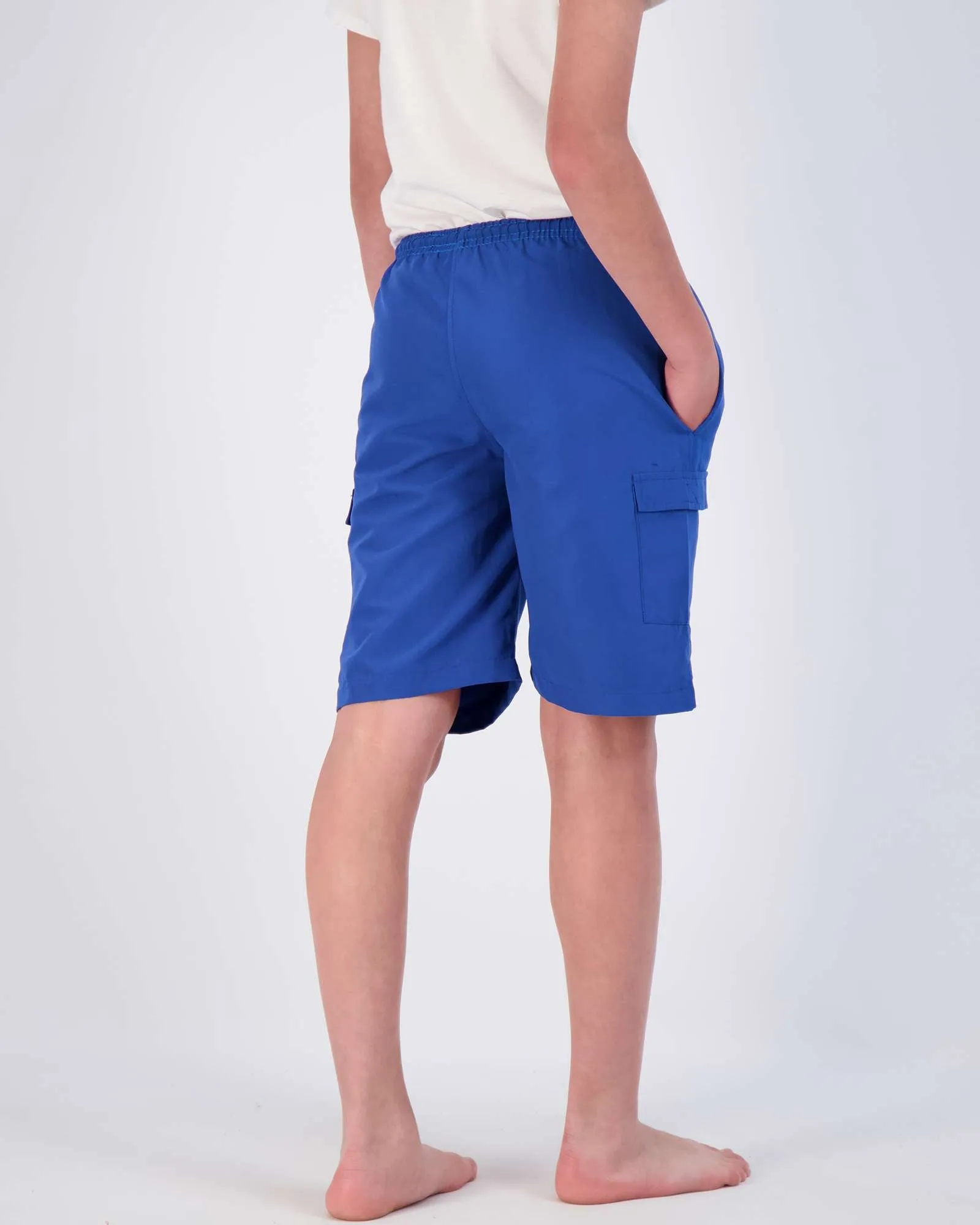 3 Pack: Boys' Swim Trunks with Cargo Pockets