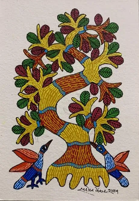 30th May 2022: Gond Art Workshop with Saroj Venkat Shyam , Sipping Thoughts X MeMeraki