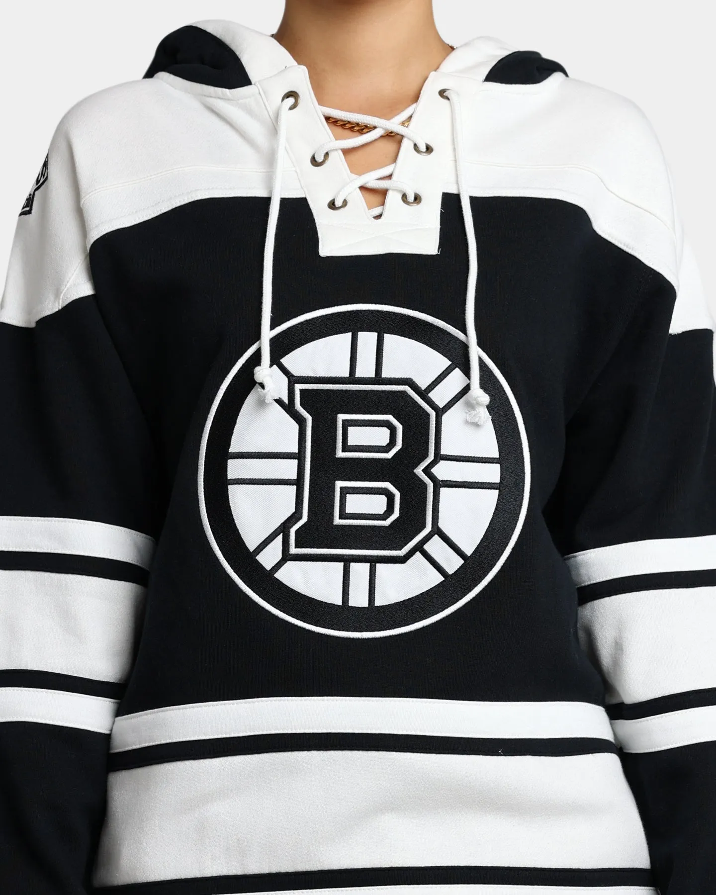 47 Brand Boston Bruins Superior Lacer Hoodie Jet Black