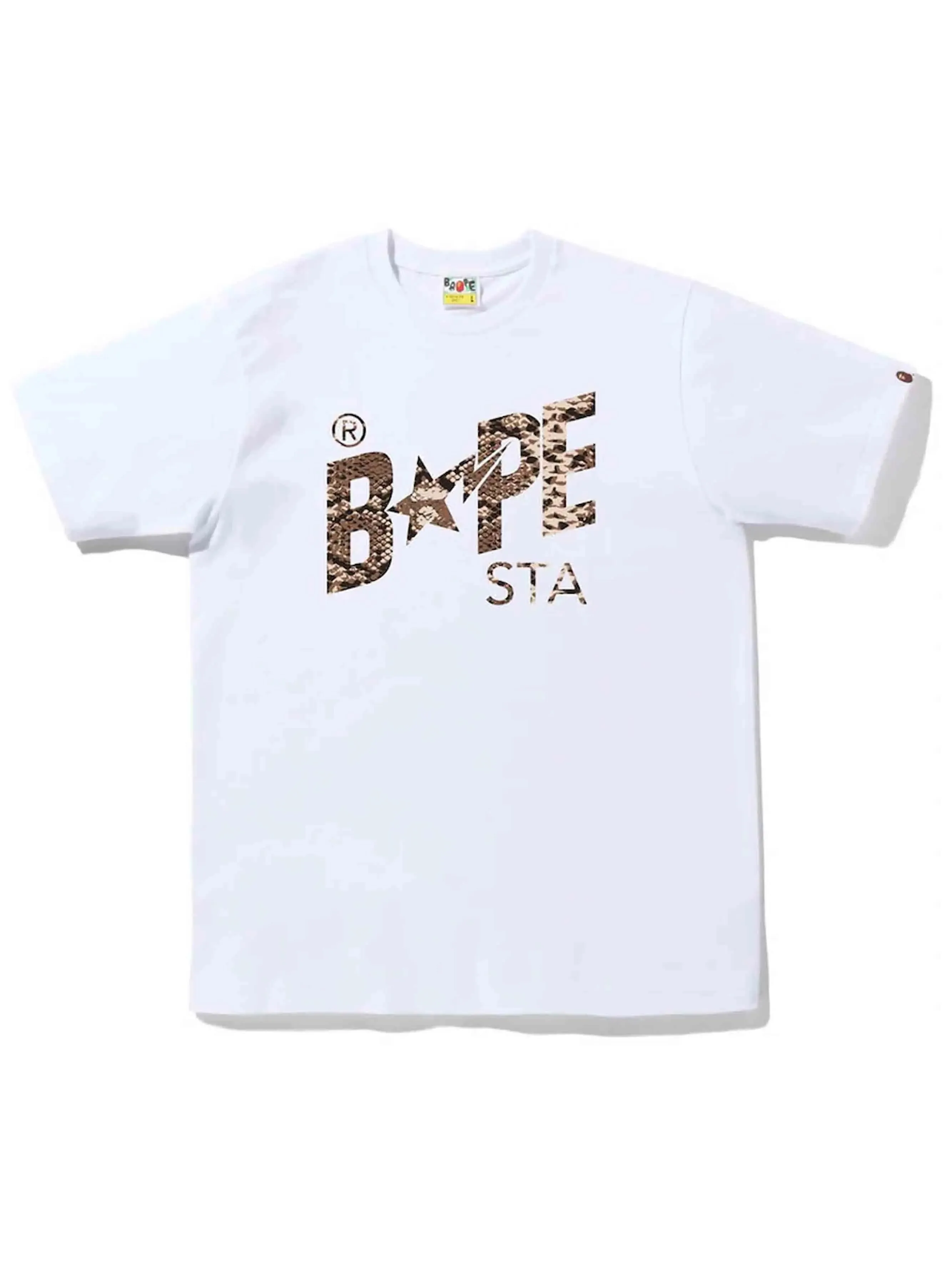 A Bathing Ape Snake Bape Sta Logo Tee