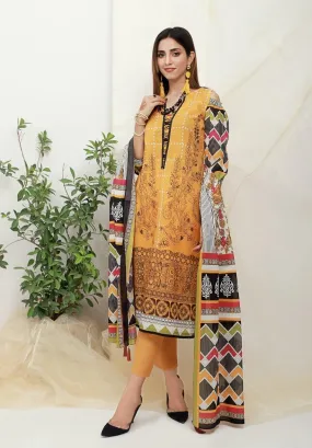 ACE Galleria Digital Printed Unstitched 3 Piece Lawn Suit ACE-12000