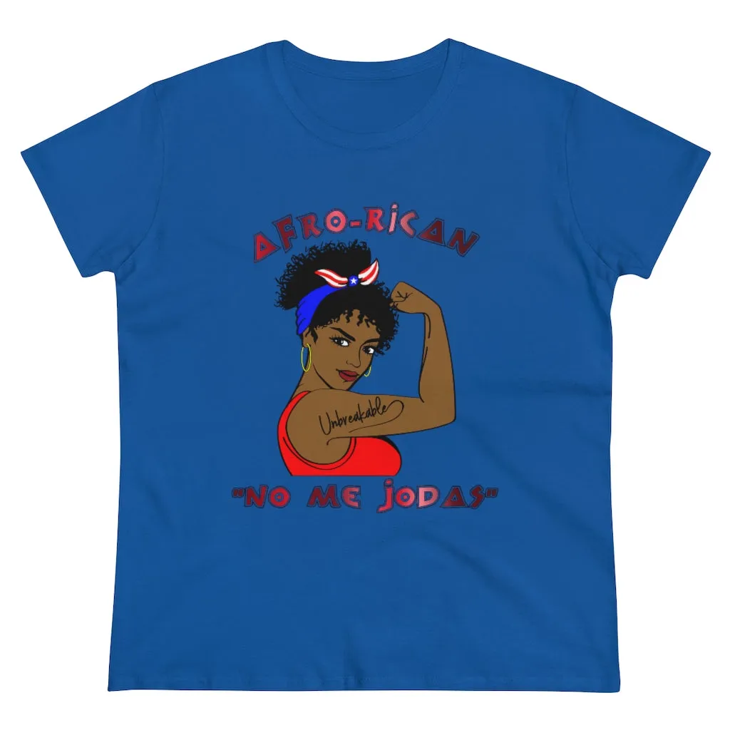 Afro-Rican "Don't Fck With Me" Women's Heavy Cotton Tee