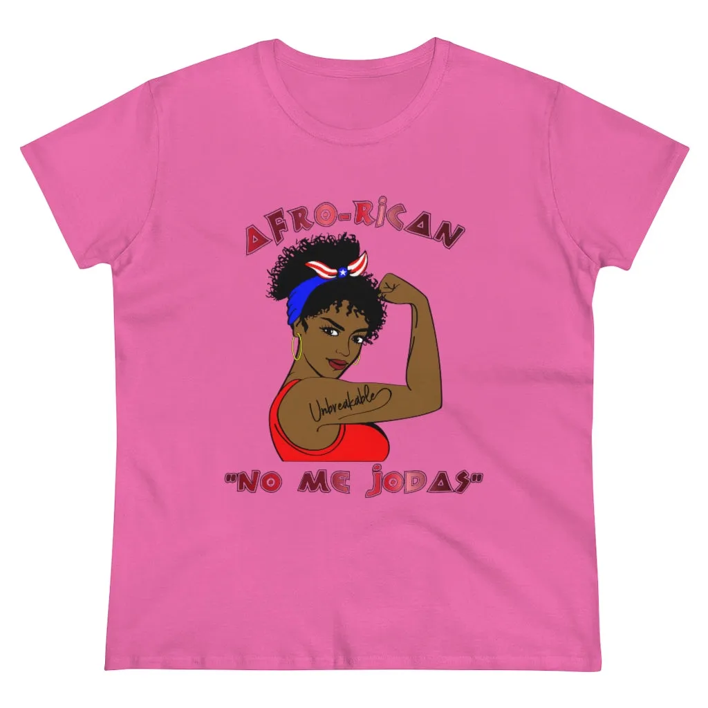 Afro-Rican "Don't Fck With Me" Women's Heavy Cotton Tee