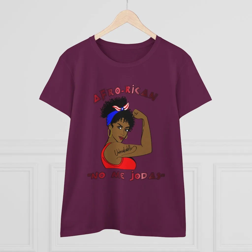 Afro-Rican "Don't Fck With Me" Women's Heavy Cotton Tee