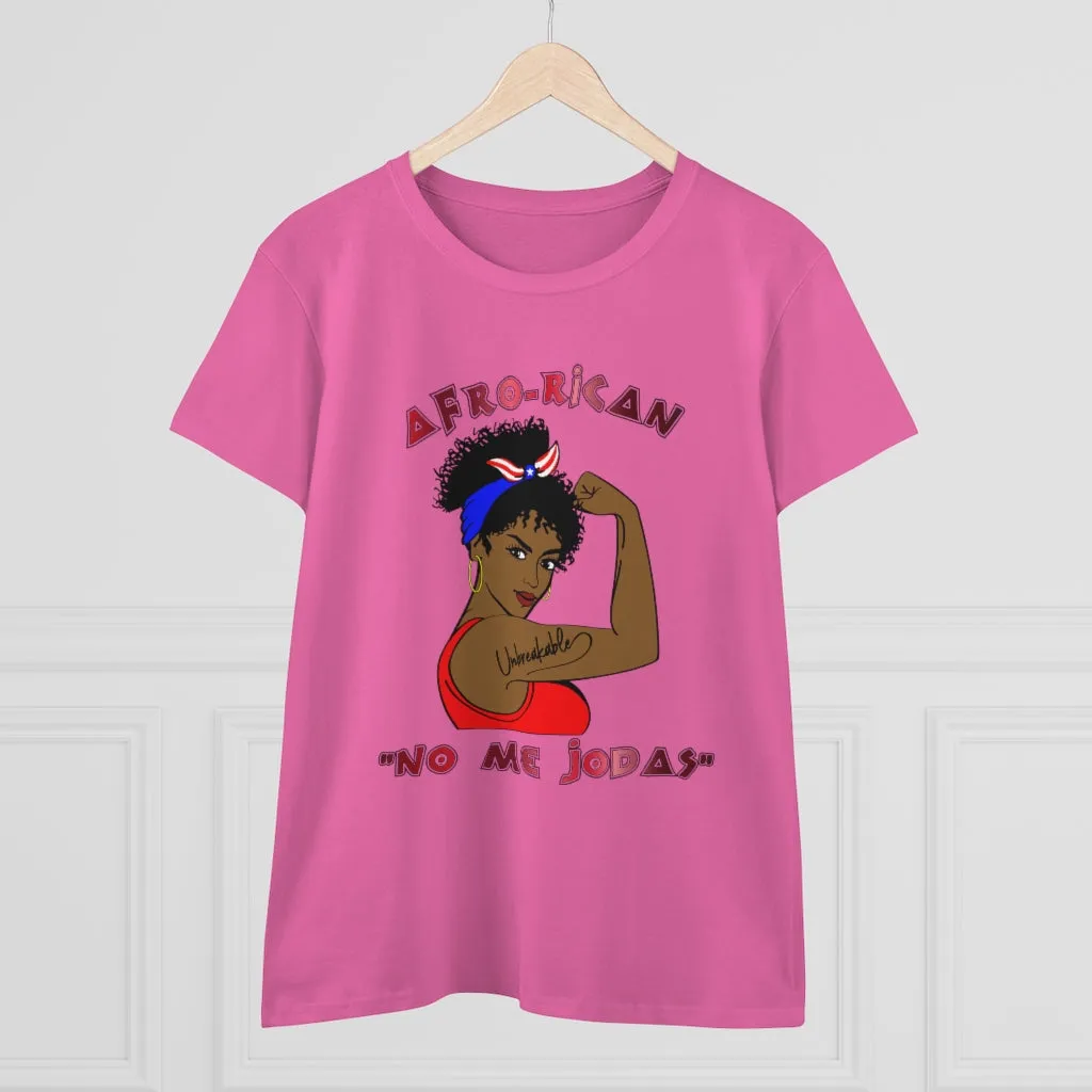 Afro-Rican "Don't Fck With Me" Women's Heavy Cotton Tee