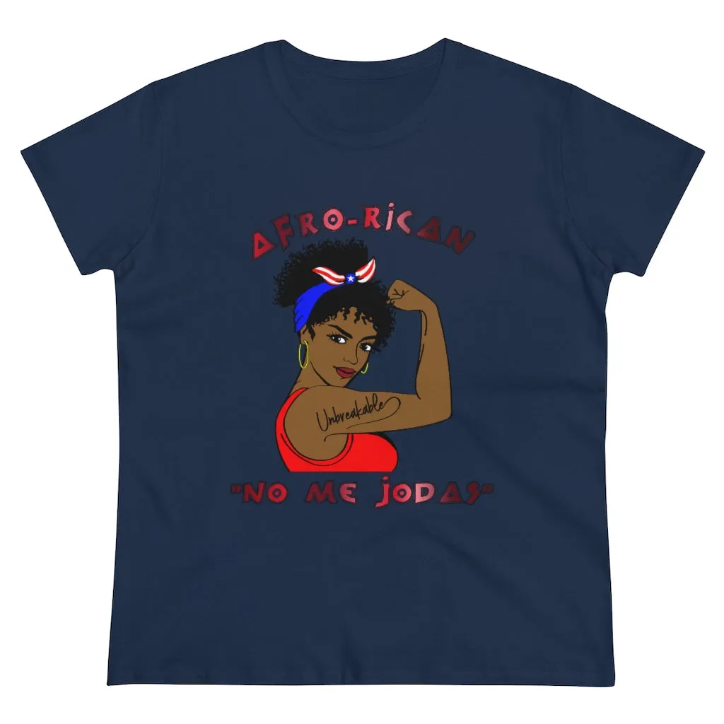 Afro-Rican "Don't Fck With Me" Women's Heavy Cotton Tee