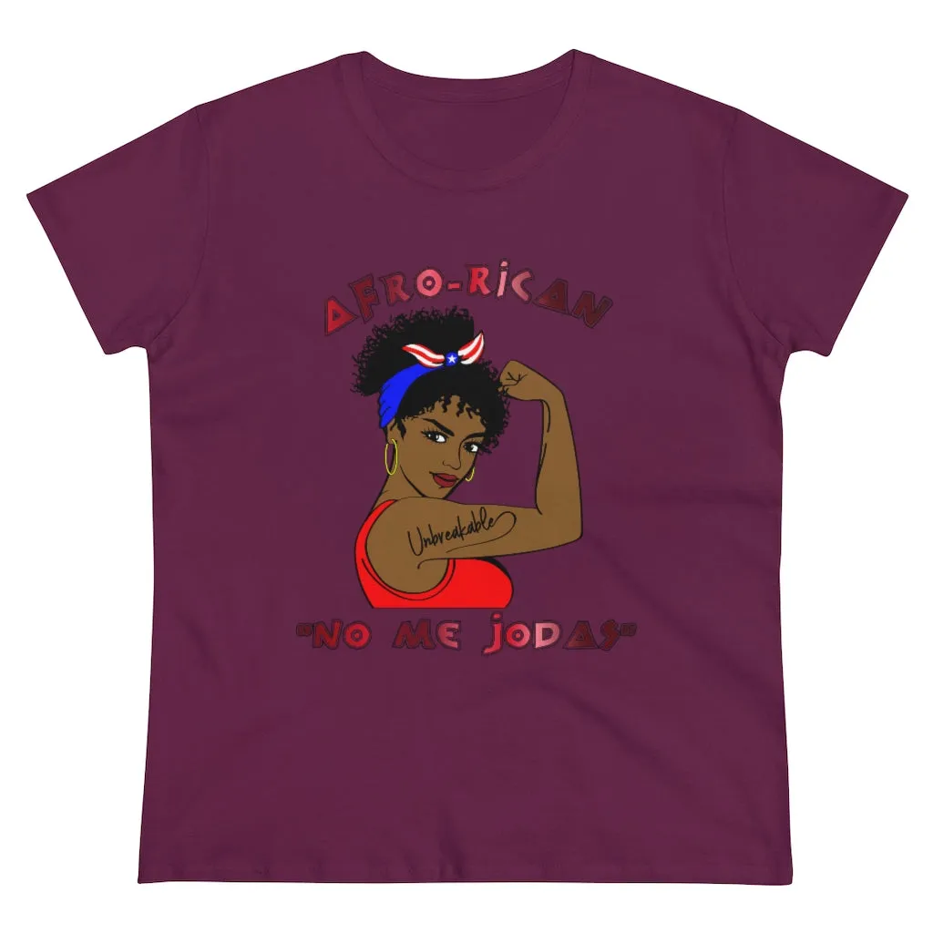 Afro-Rican "Don't Fck With Me" Women's Heavy Cotton Tee