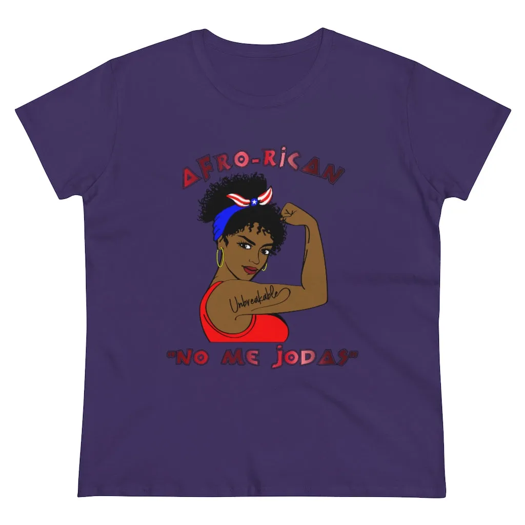 Afro-Rican "Don't Fck With Me" Women's Heavy Cotton Tee