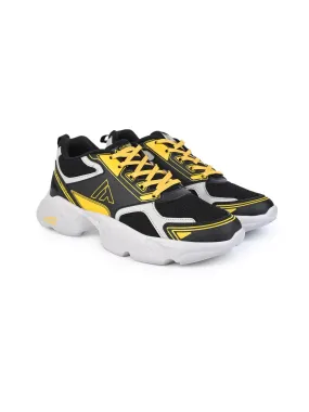 Alberto Torresi Black Laceup Sports Shoes