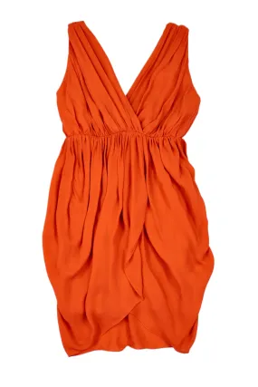 Alice   Olivia - Silk Gather Dress