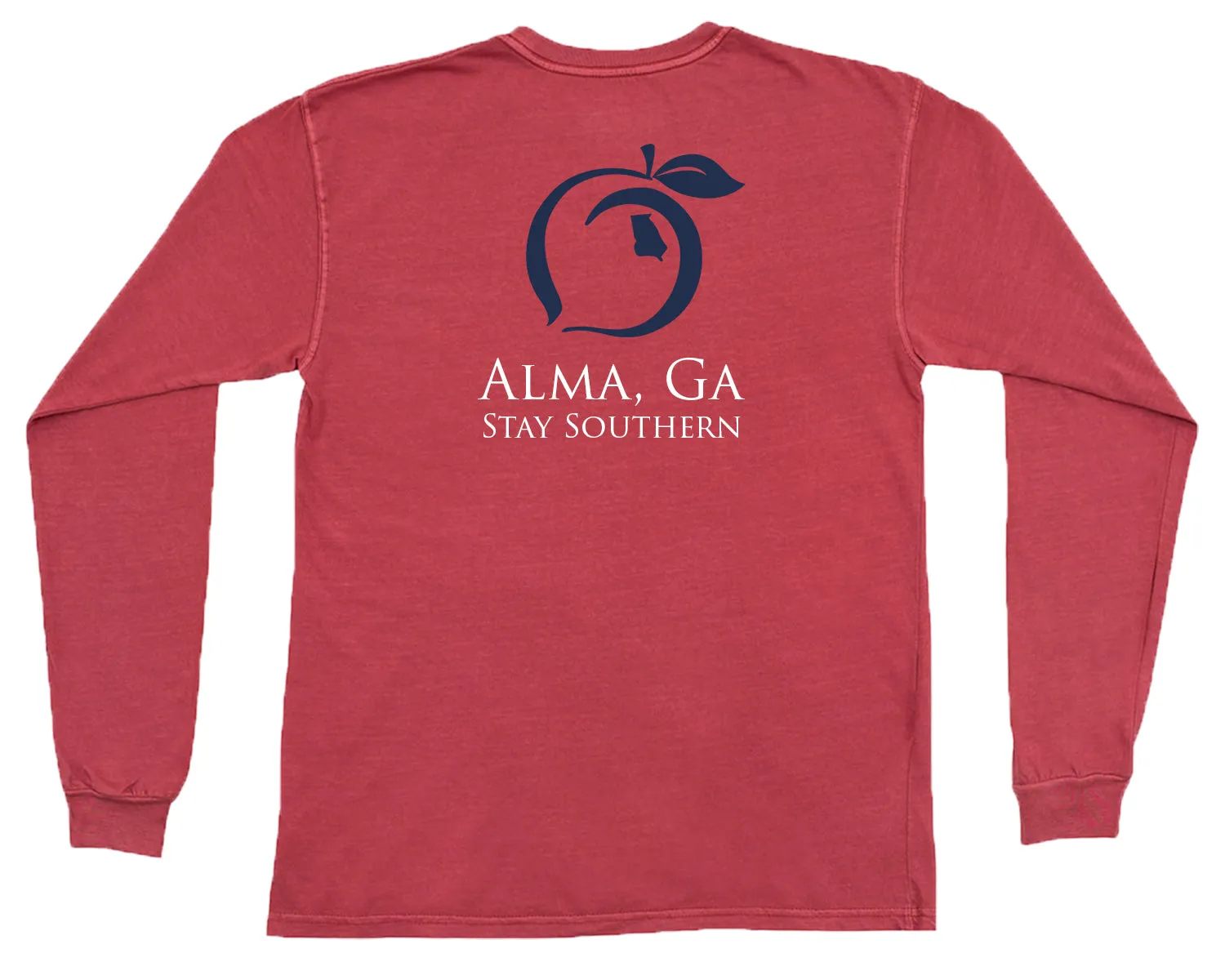 Alma, Ga Hometown Long Sleeve Pocket Tee