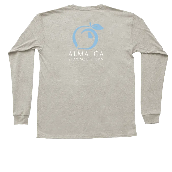 Alma, Ga Hometown Long Sleeve Pocket Tee