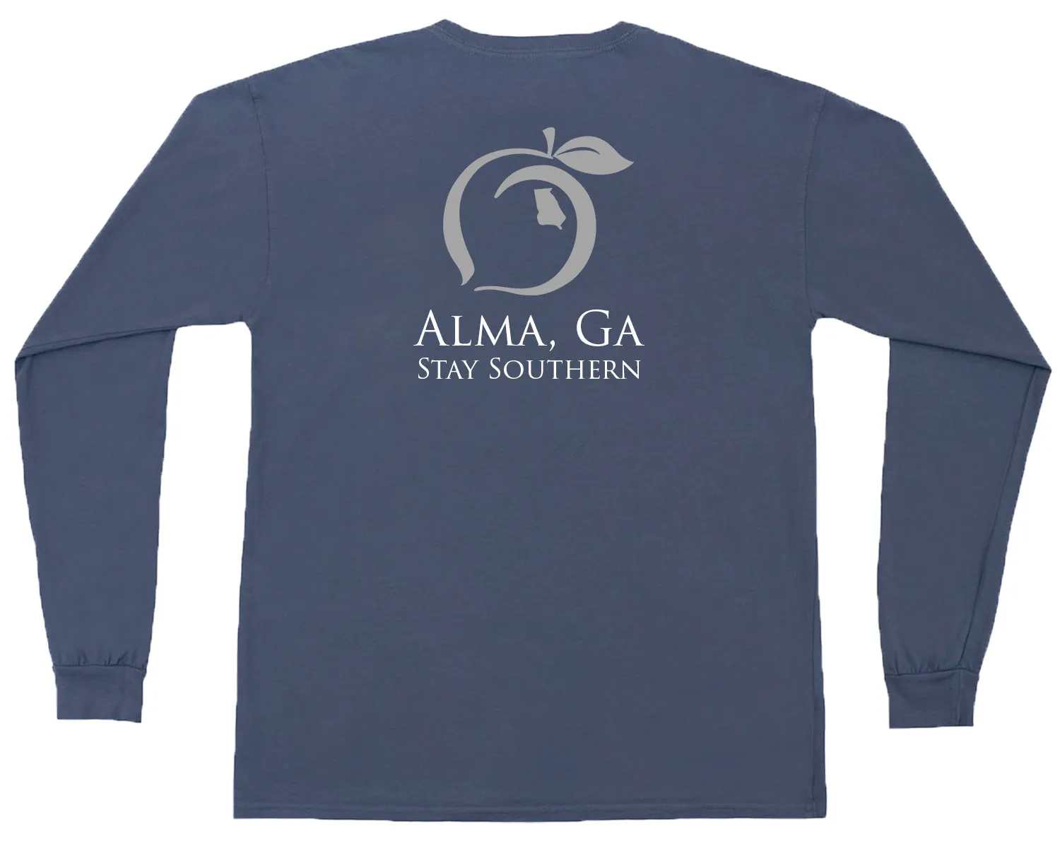 Alma, Ga Hometown Long Sleeve Pocket Tee