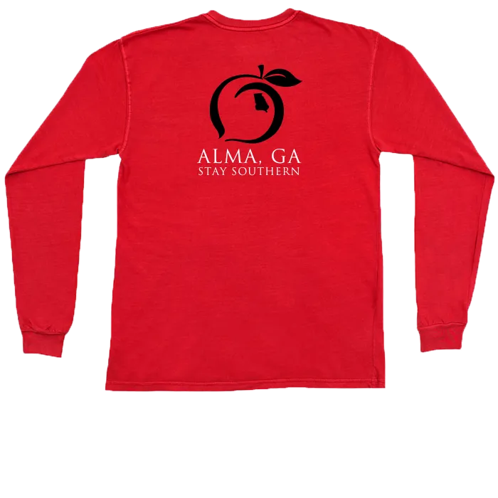 Alma, Ga Hometown Long Sleeve Pocket Tee