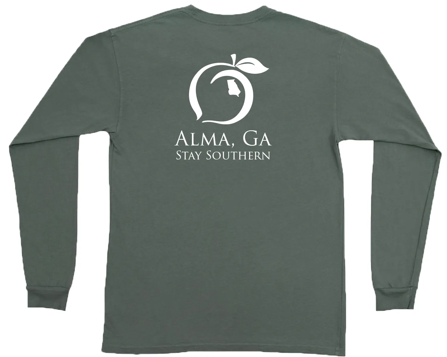 Alma, Ga Hometown Long Sleeve Pocket Tee