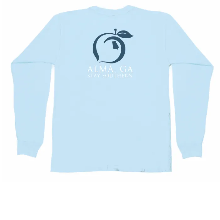 Alma, Ga Hometown Long Sleeve Pocket Tee