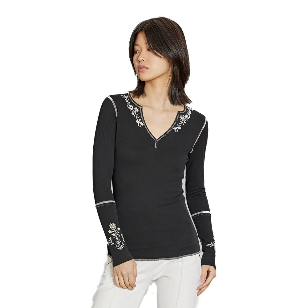 Alp N Rock Flora Womens Henley Shirt 2024