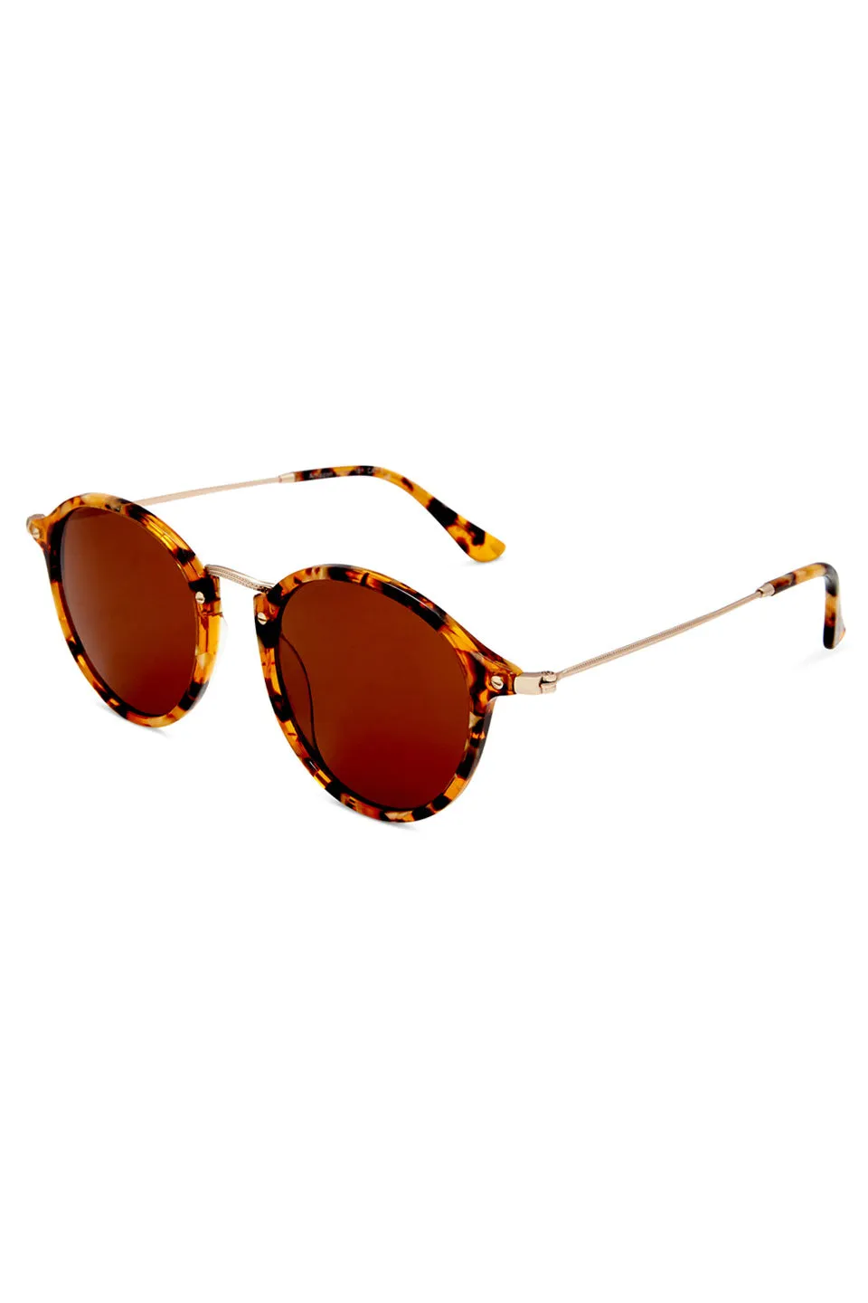 Amazon Polarised Retro Vintage Tort Brown Sunglasses