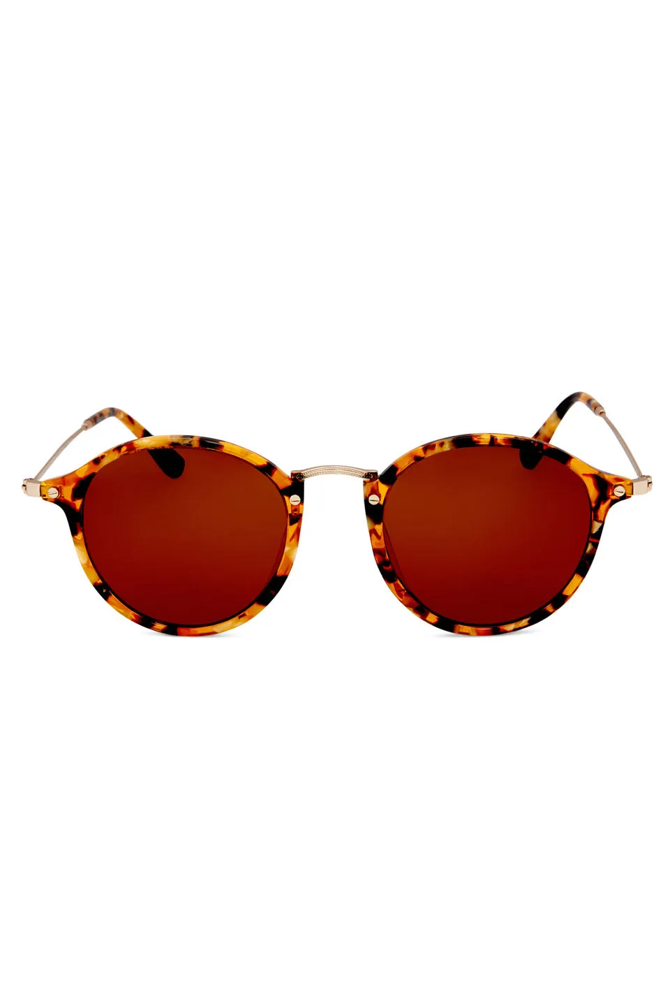 Amazon Polarised Retro Vintage Tort Brown Sunglasses