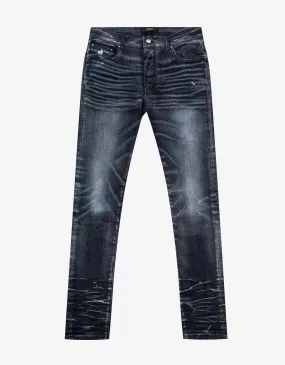 Amiri Jeans Grey Stack