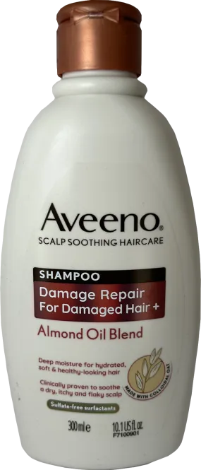 Aveeno Damage Repair  Almond Oil Blend Shampoo 300ml