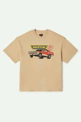 Barona Heavyweight Relaxed T-Shirt - Cream Classic Wash