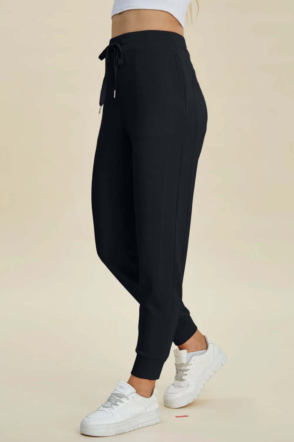 Basic Bae Full Size Air Scuba Drawstring High Waist Joggers *4 Colors* - OW *FINAL SALE*