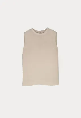 Basic Linen Sleeveless Top