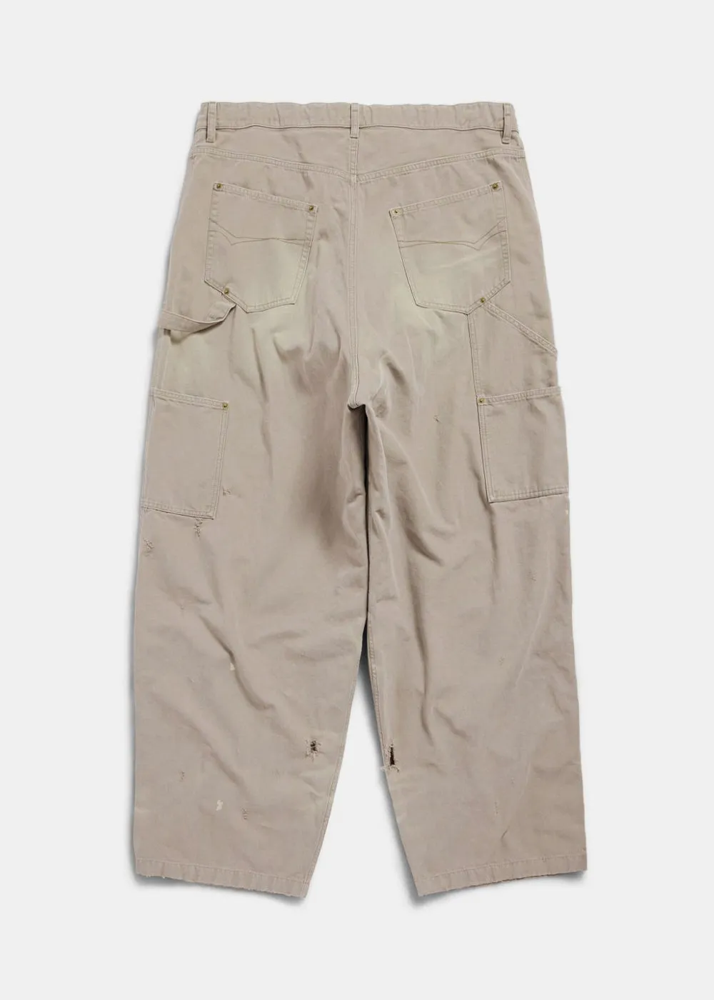 Beige Double Knee Pants