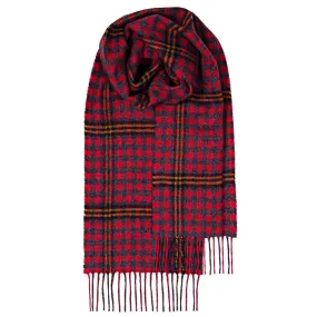 Bowhill Lambswool Scarf - Red Red Rose