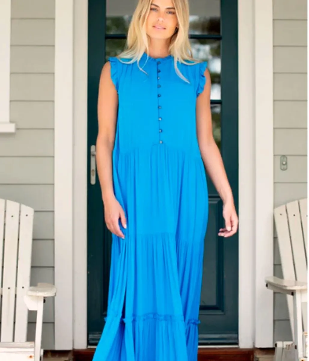 Brakeburn Blue Zenni Maxi Dress