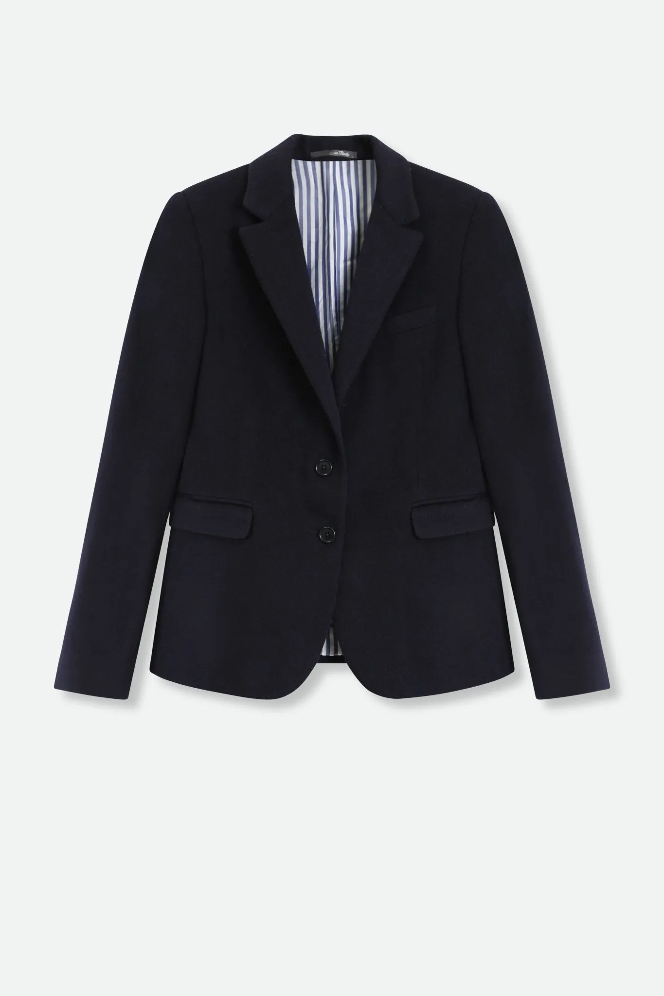 BRONA DARK NAVY WOOL BLAZER