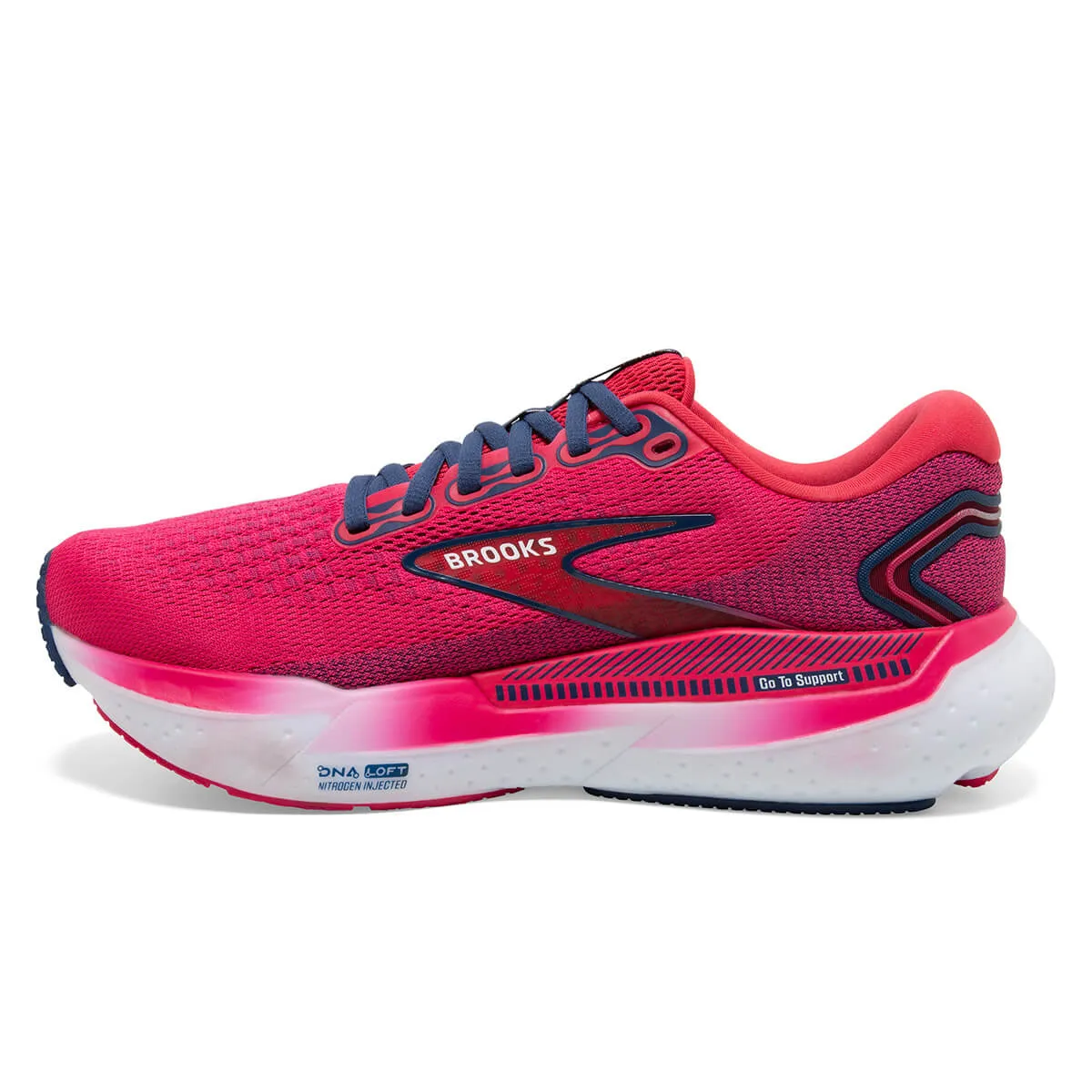 Brooks Glycerin GTS 21 Womens | Raspberry/estate Blue