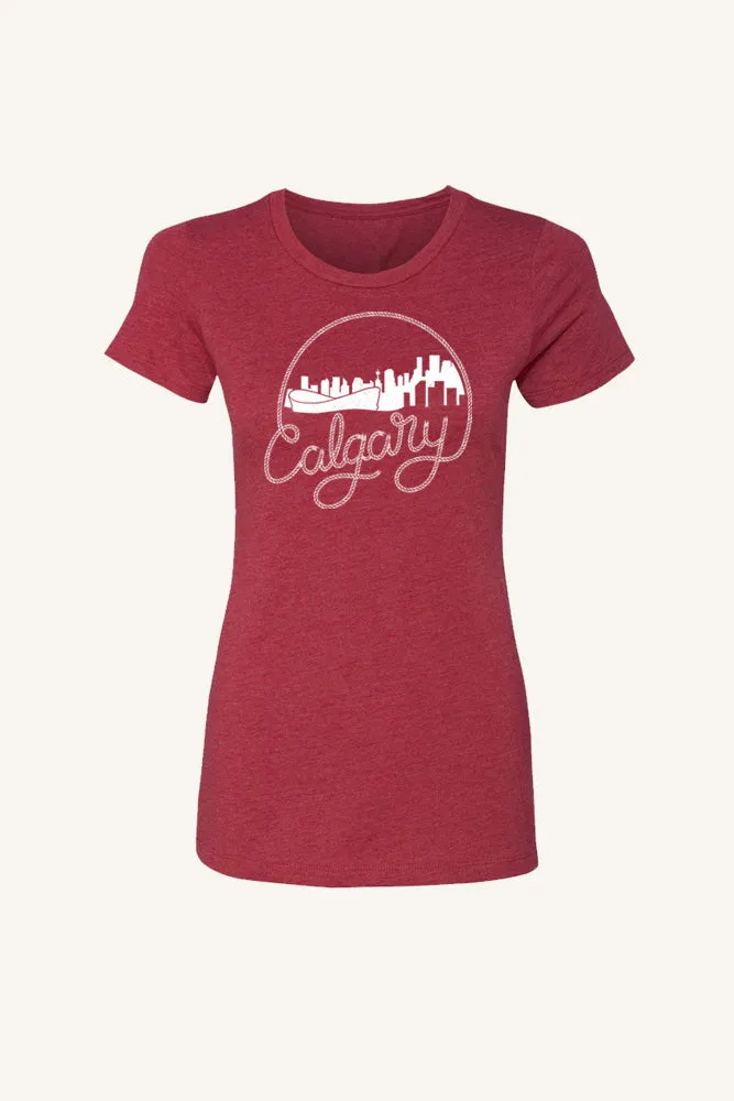 Calgary Rope T-shirt (Womens)