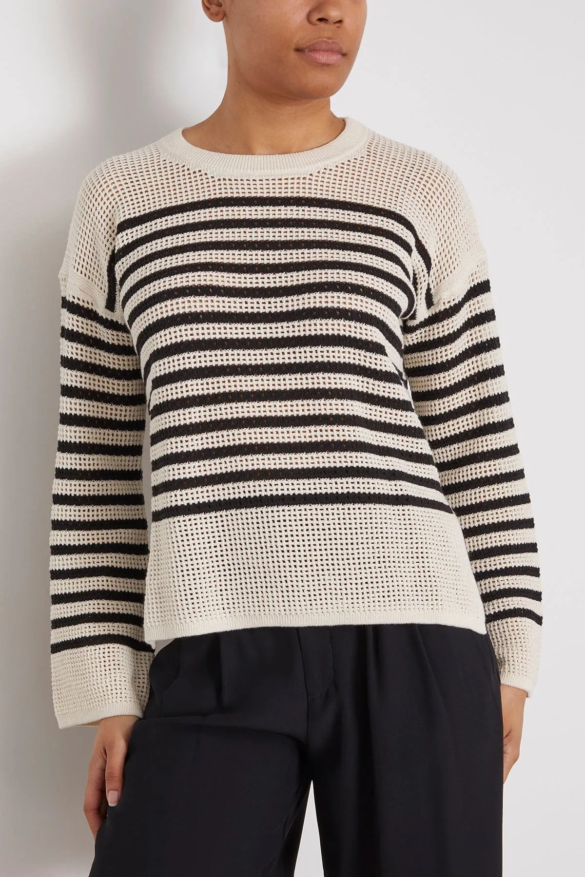 Candabelle Sweater in Ecru/Noir