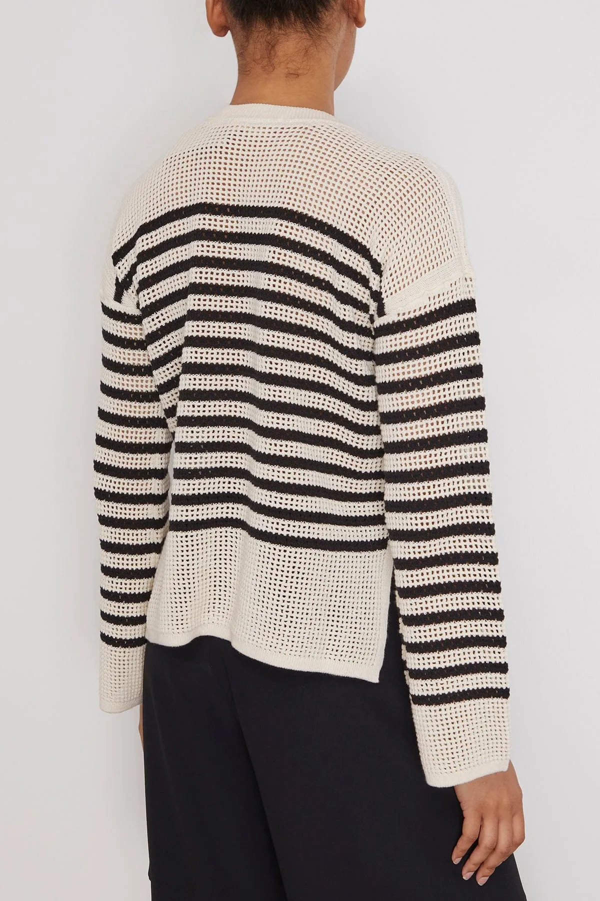 Candabelle Sweater in Ecru/Noir