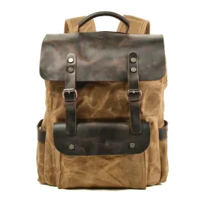 Carter Waxed Canvas Waterproof Backpack