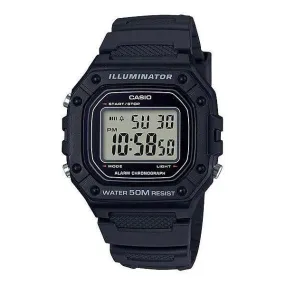 CASIO STANDARD COLLECTION MENS 50M - W-218H-1AVDF