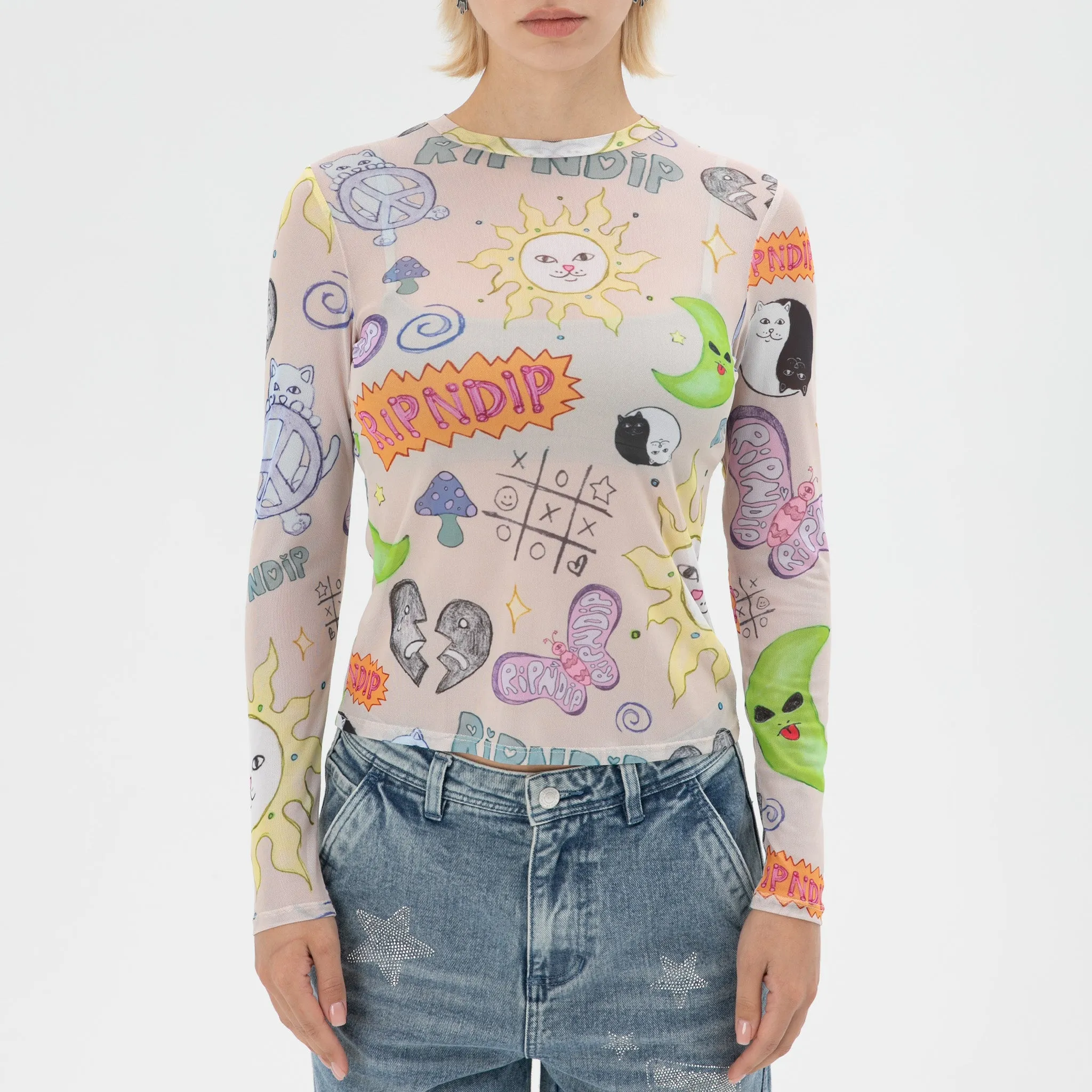 Circo Loco Mesh Long Sleeve (Multi)