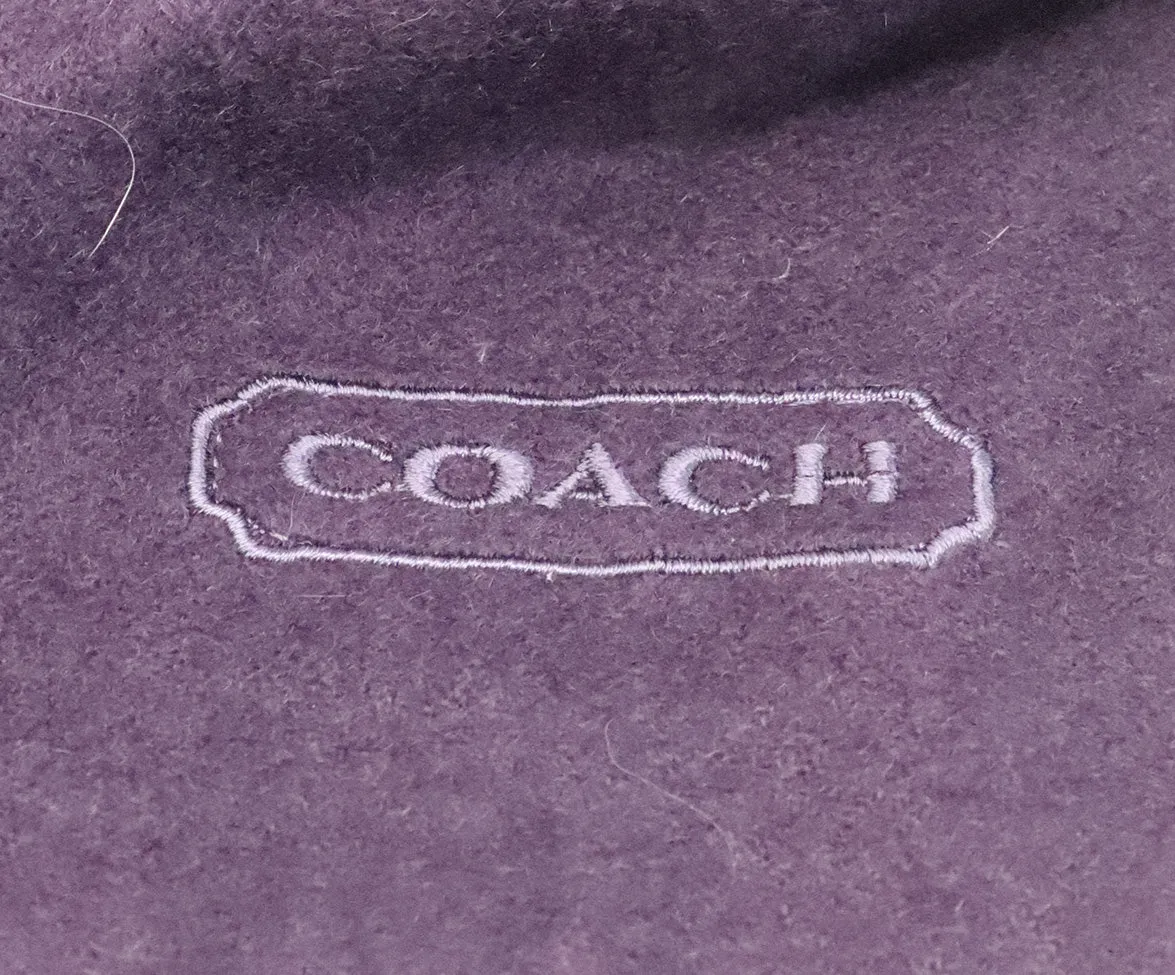 Coach Purple Cashmere Fa 24 Storage Scarf