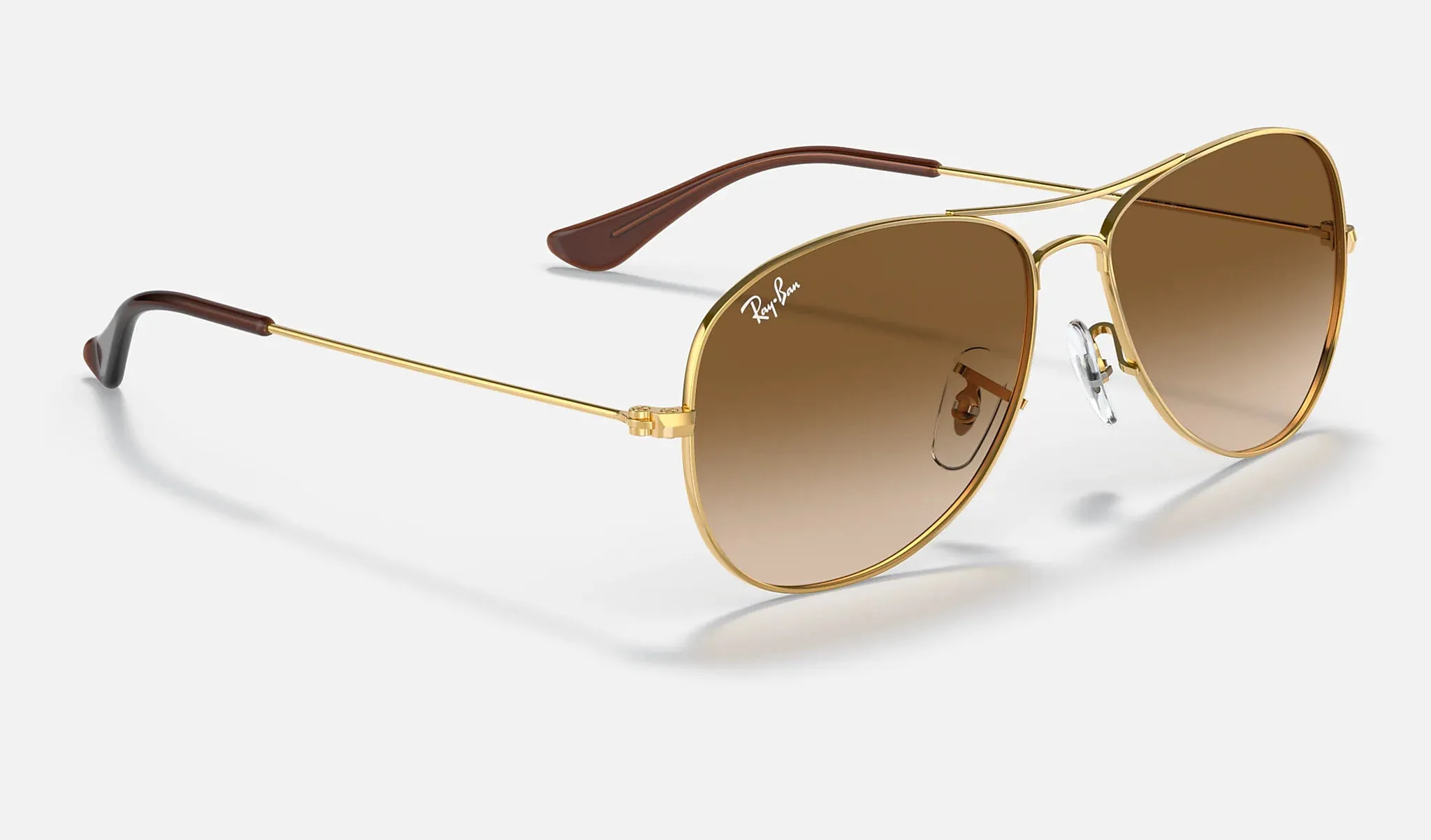 Cockpit - Gold w/ Light Brown Gradient Lenses (Non-Polarized)