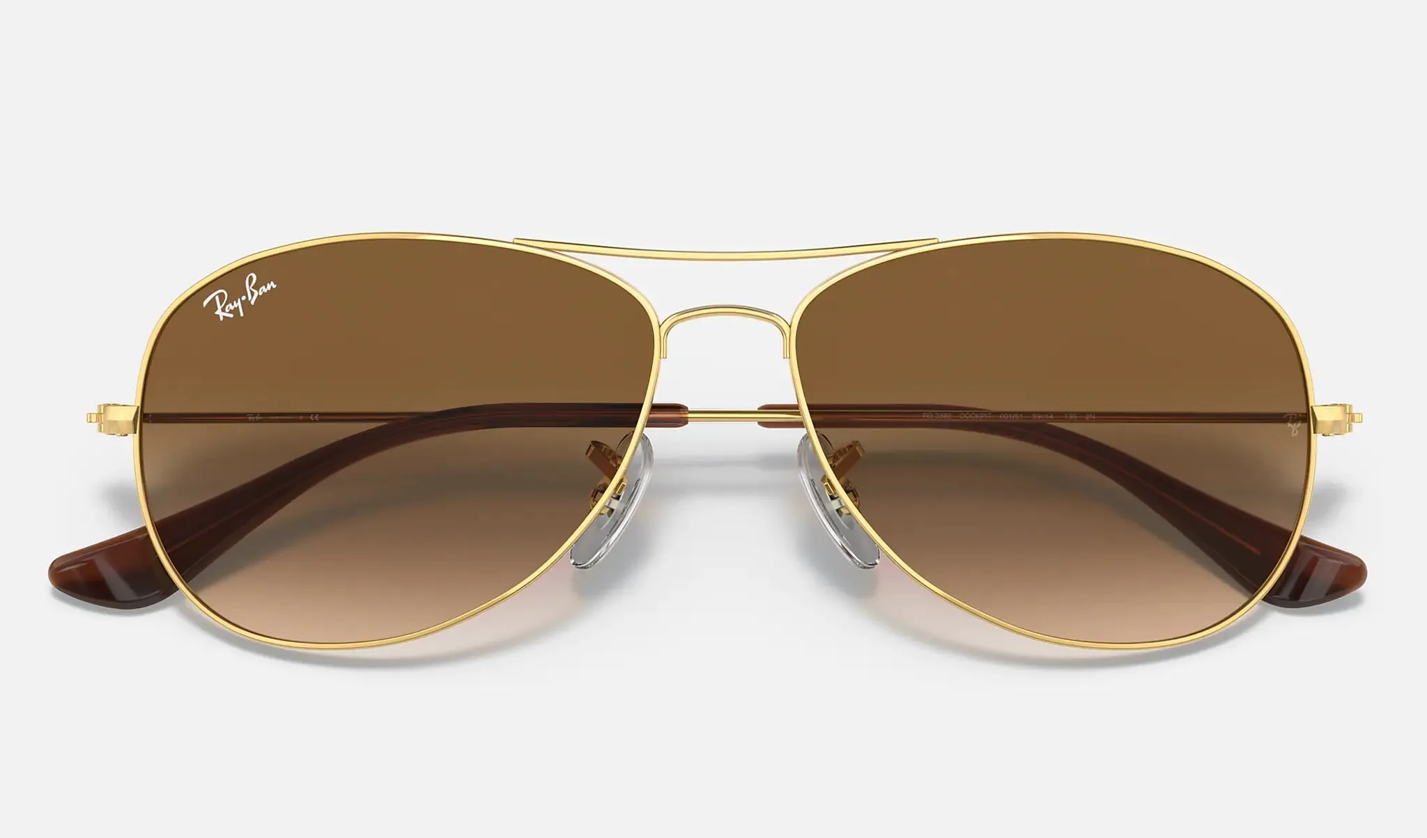 Cockpit - Gold w/ Light Brown Gradient Lenses (Non-Polarized)