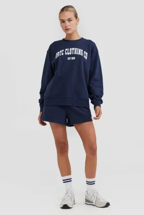 College Logo Crew Navy