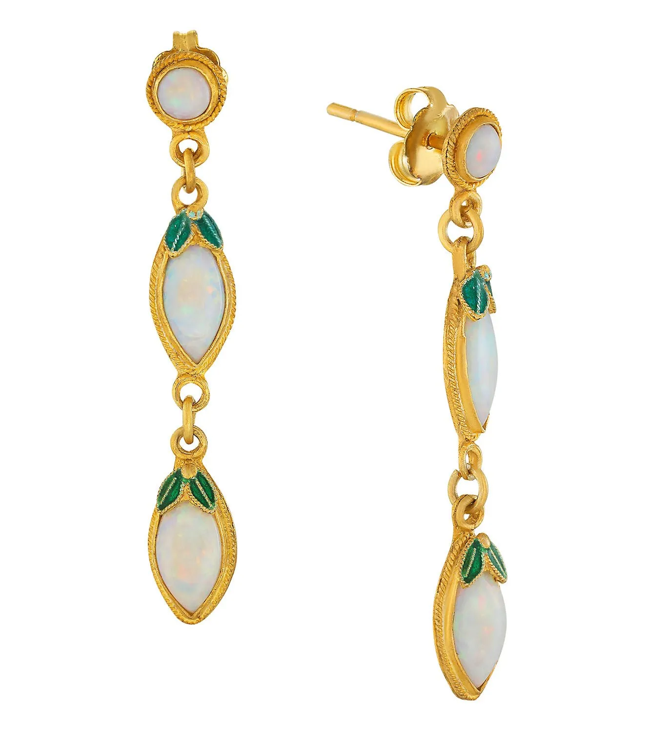 Coober Pedy Opal Earrings