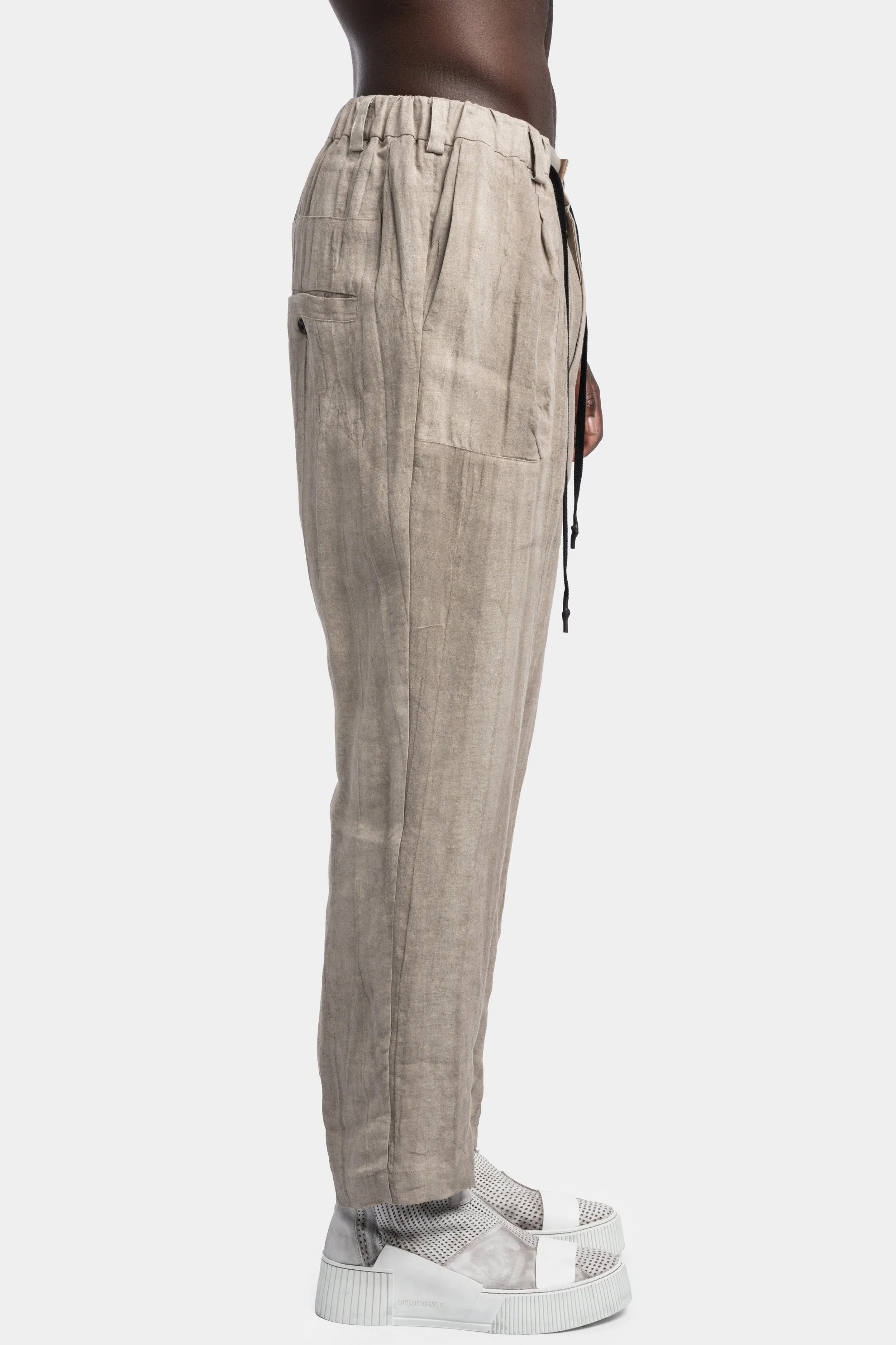 Dama linen trousers, Oatmeal