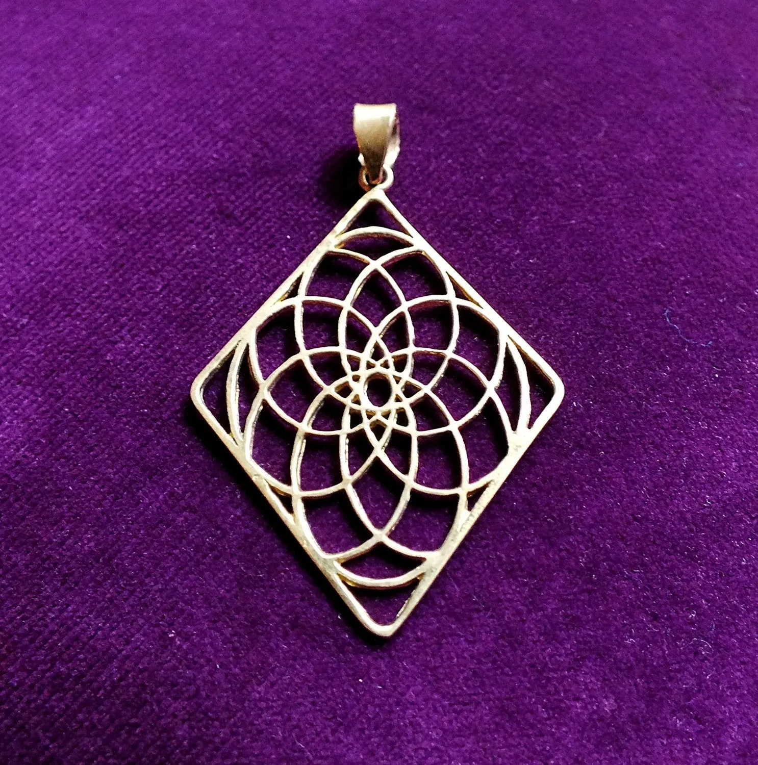 Diamond Seed of life Pendant